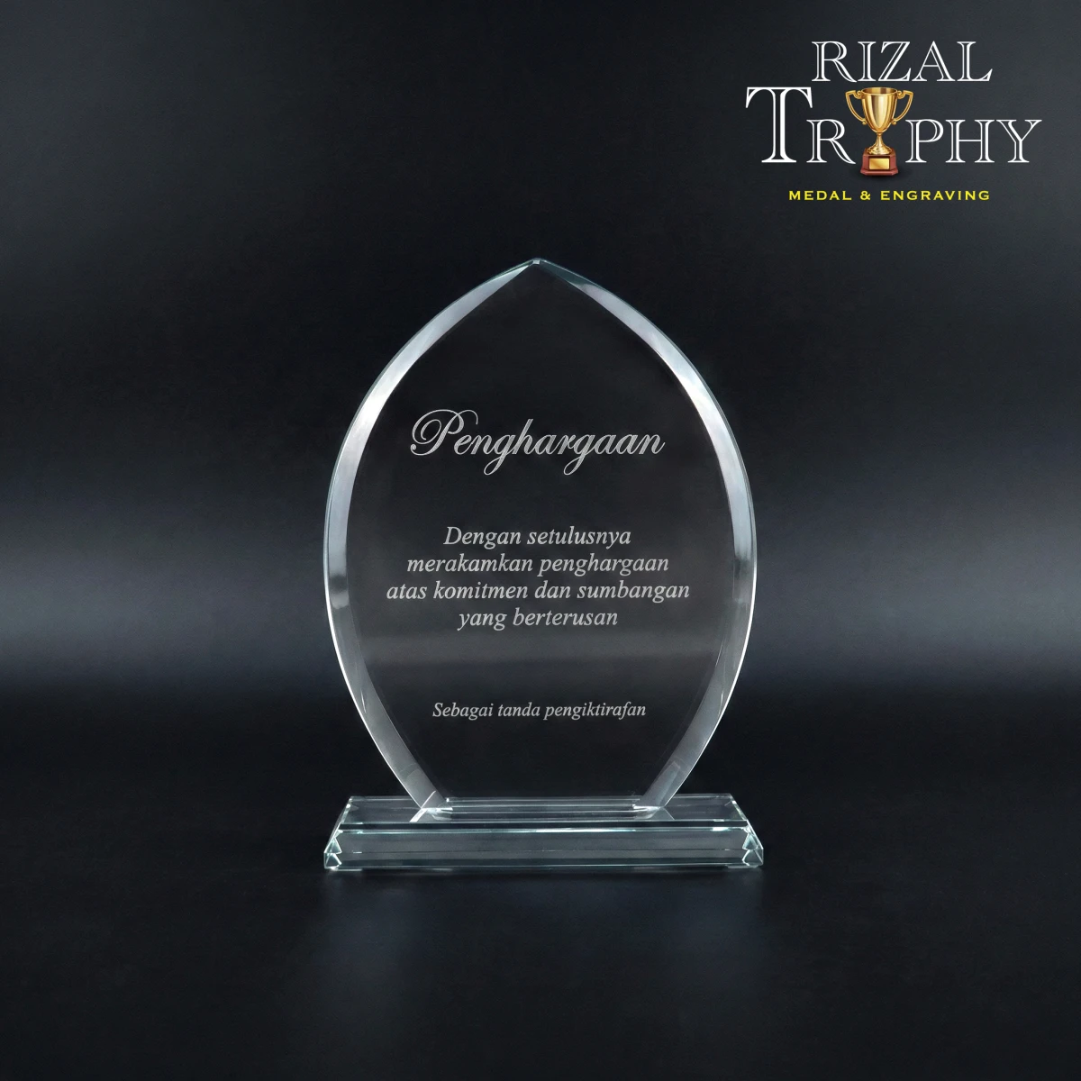 RTC233 Crystal Plaque