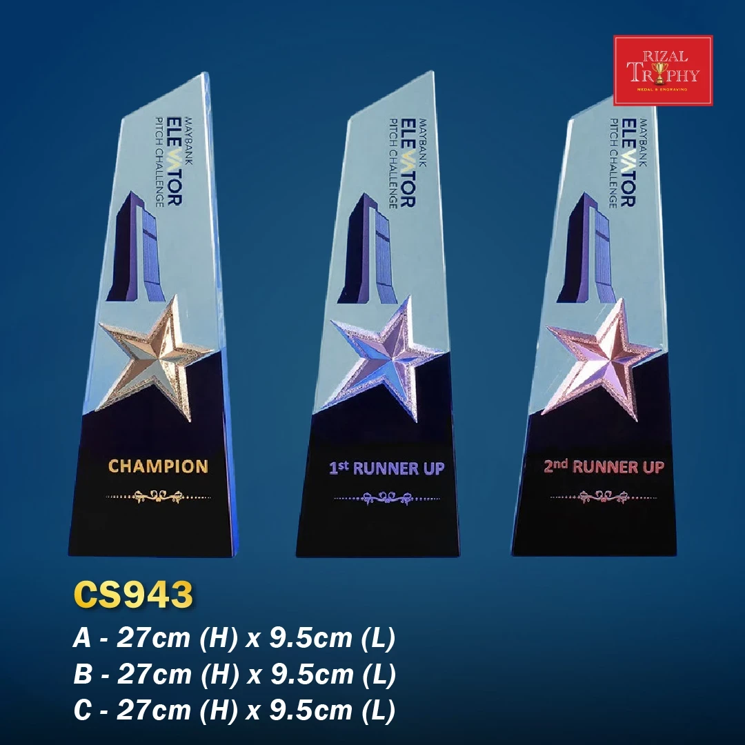 CS943 Crystal Trophy