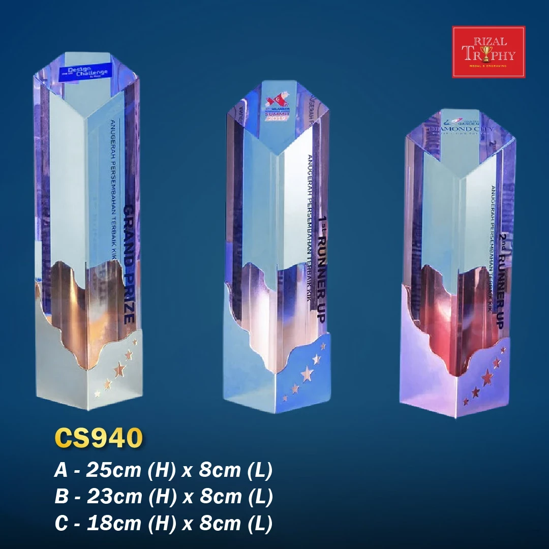 CS940 Crystal Trophy