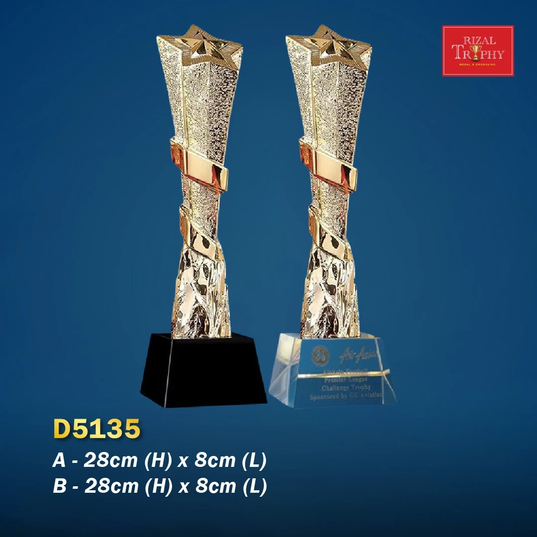D5135 Crystal Trophy