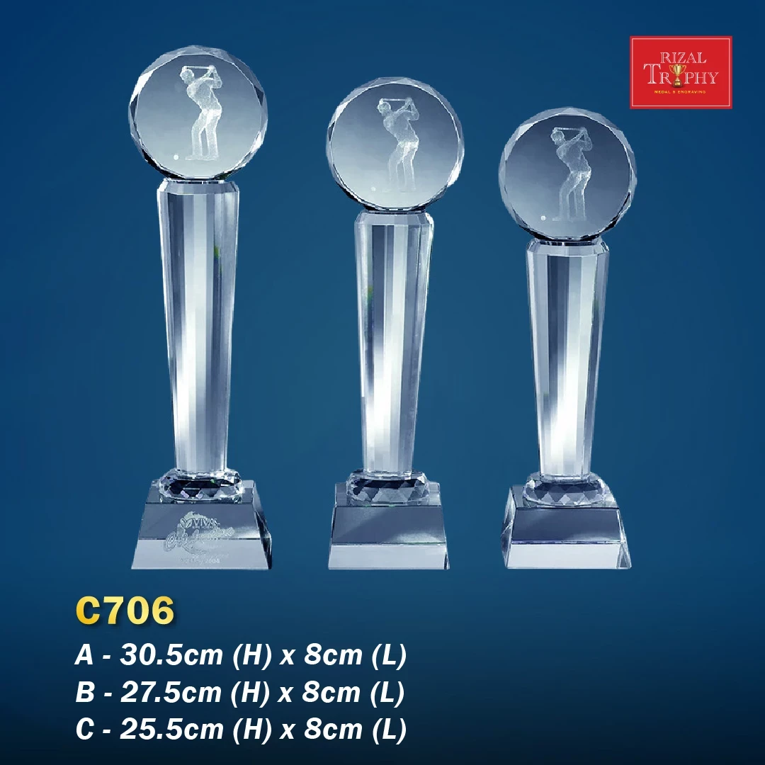 C706 Crystal Trophy
