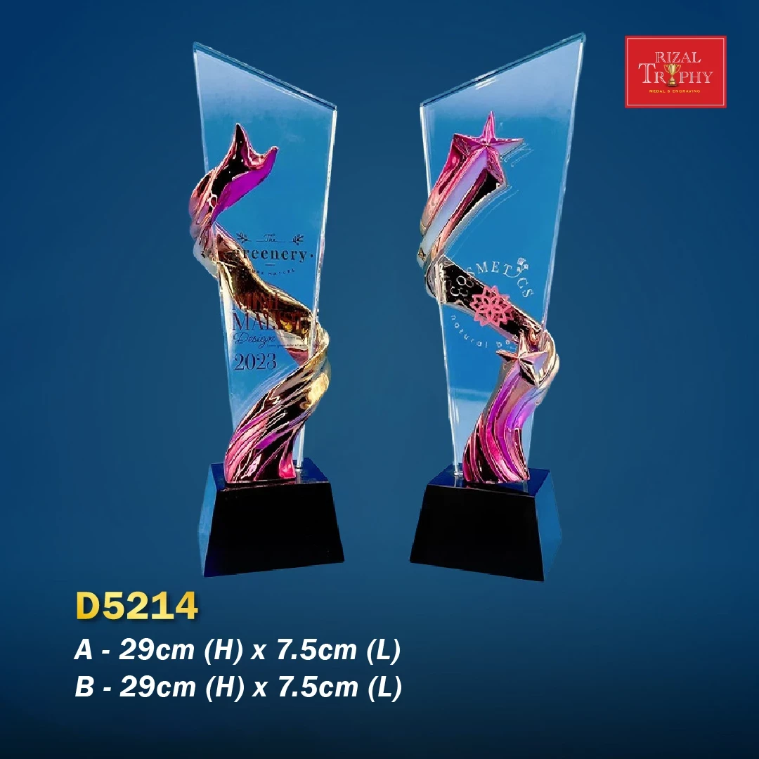 D5214 Crystal Trophy