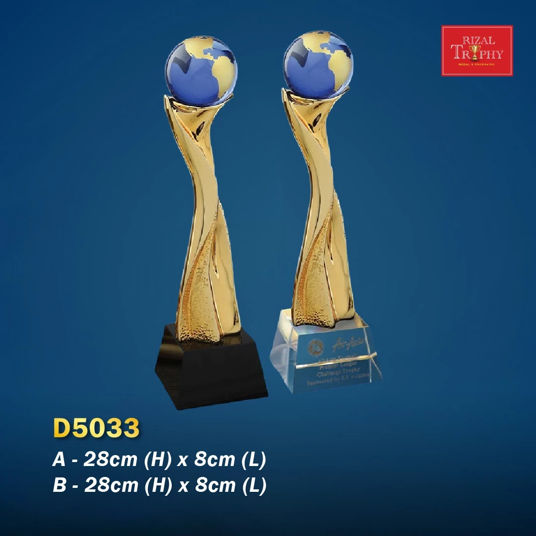 D5033 Crystal Trophy