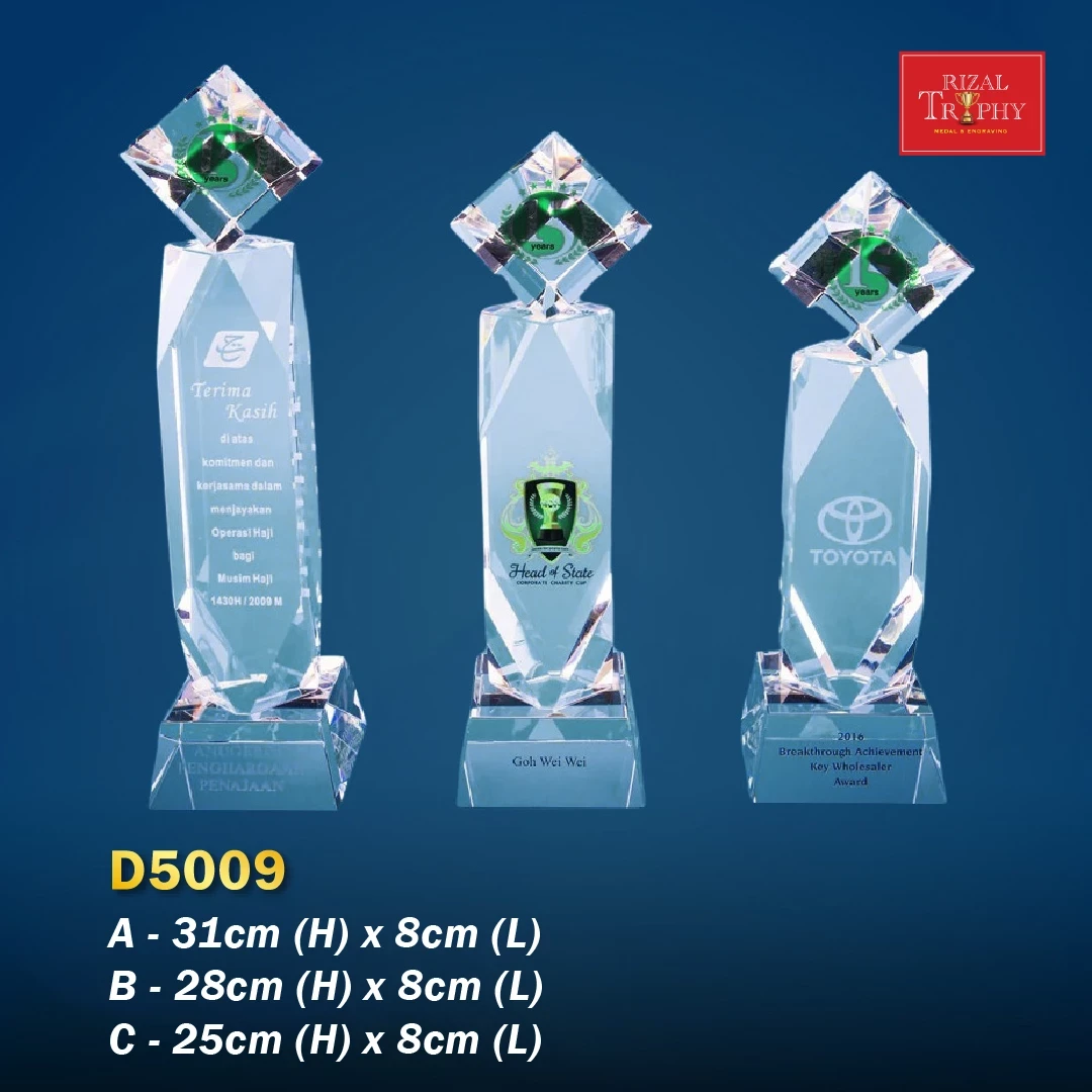 D5009 Crystal Trophy