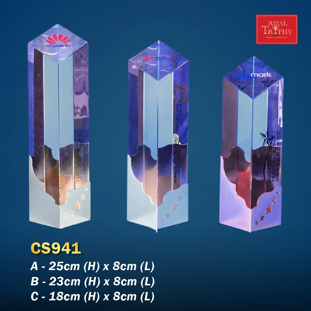 CS941 Crystal Trophy
