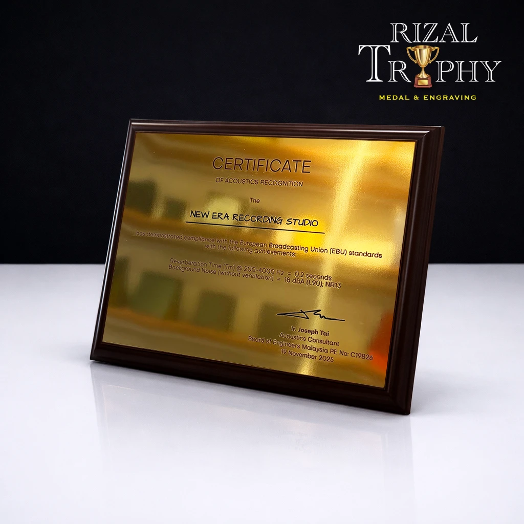 RTP2102 Plaque