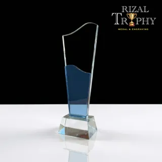 Trophy Crystal Plaque - Rizal Trophy