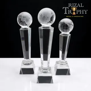 Trophy Crystal Trophy - Rizal Trophy