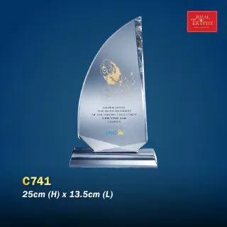 Trophy Crystal Plaque - Rizal Trophy