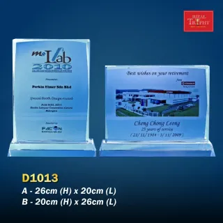 Trophy Crystal Plaque - Rizal Trophy