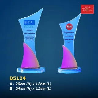 Trophy Crystal Plaque - Rizal Trophy