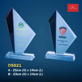 Trophy Crystal Plaque - Rizal Trophy