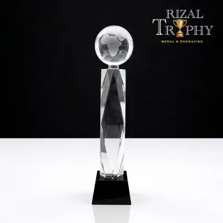 Trophy Crystal Trophy - Rizal Trophy