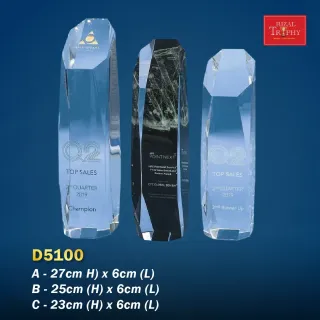 Trophy Crystal Trophy - Rizal Trophy