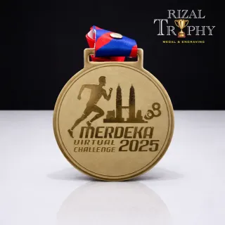 Trophy Medal Etching - Rizal Trophy