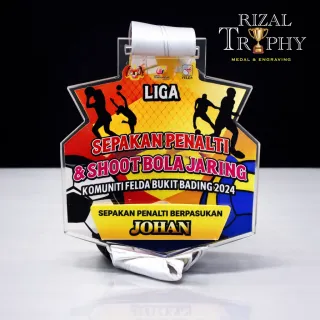 Trophy Medal Acrylic - Rizal Trophy