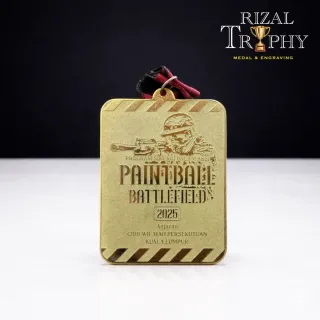 Trophy Medal Etching - Rizal Trophy