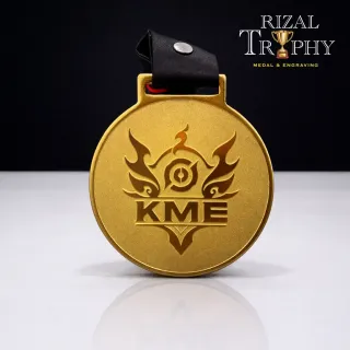 Trophy Medal Etching - Rizal Trophy