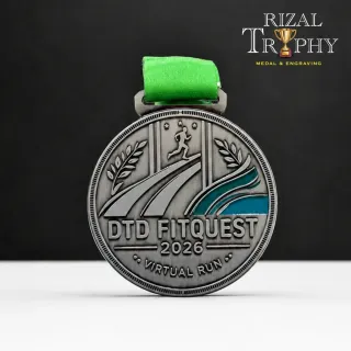 Trophy Medal Zinc Alloy - Rizal Trophy