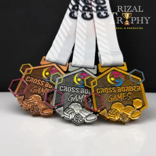Trophy Medal Zinc Alloy - Rizal Trophy