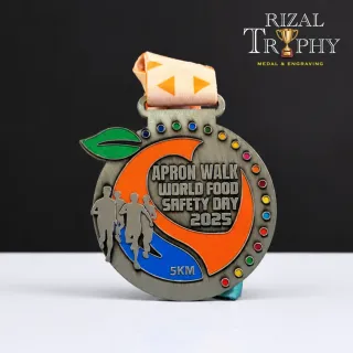 Trophy Medal Zinc Alloy - Rizal Trophy