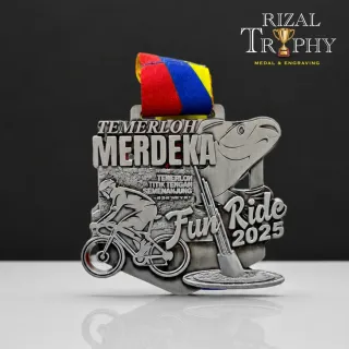 Trophy Medal Zinc Alloy - Rizal Trophy