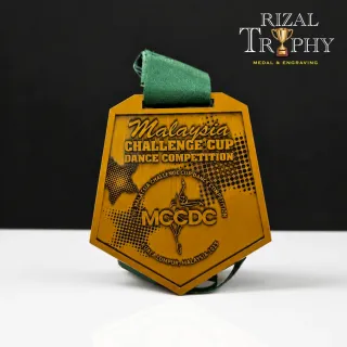 Trophy Medal Zinc Alloy - Rizal Trophy