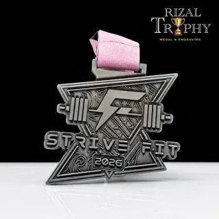 Trophy Medal Zinc Alloy - Rizal Trophy