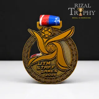 Trophy Medal Zinc Alloy - Rizal Trophy