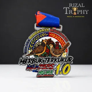 Trophy Medal Zinc Alloy - Rizal Trophy