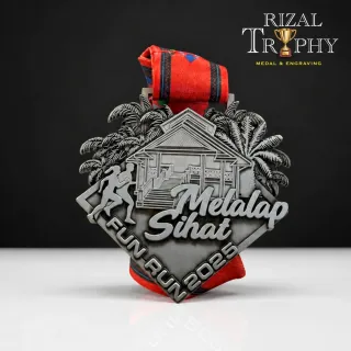 Trophy Medal Zinc Alloy - Rizal Trophy