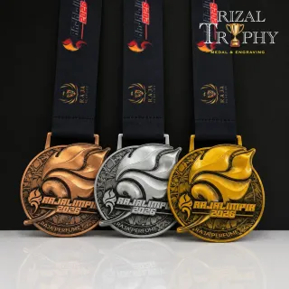 Trophy Medal Zinc Alloy - Rizal Trophy