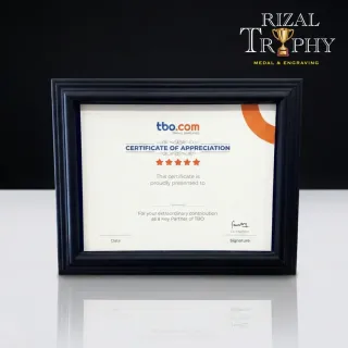 Trophy Plaque - Rizal Trophy